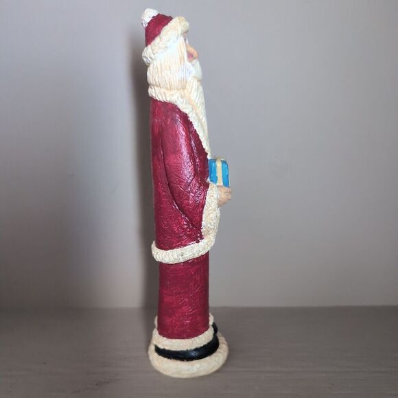 Hand Carved Wooden Primitive Santa Father Christmas Folk Art 6.5" Tall - Picture 9 of 10